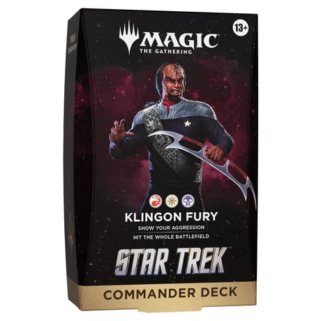 Magic The Gathering - Star Trek - Commander Deck - Klingon Fury - JET Cards