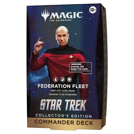 Magic The Gathering - Star Trek - Collector's Edition Commander Deck - Federation Fleet - JET Cards
