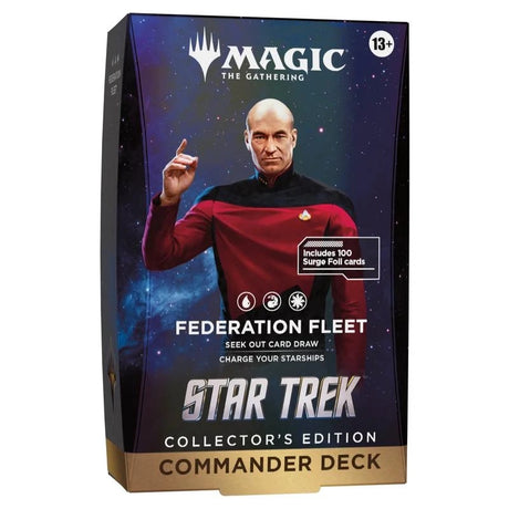 Magic The Gathering - Star Trek - Collector's Edition Commander Deck - Federation Fleet - JET Cards