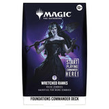 Magic The Gathering - Foundations - Commander Deck - Wretched Ranks