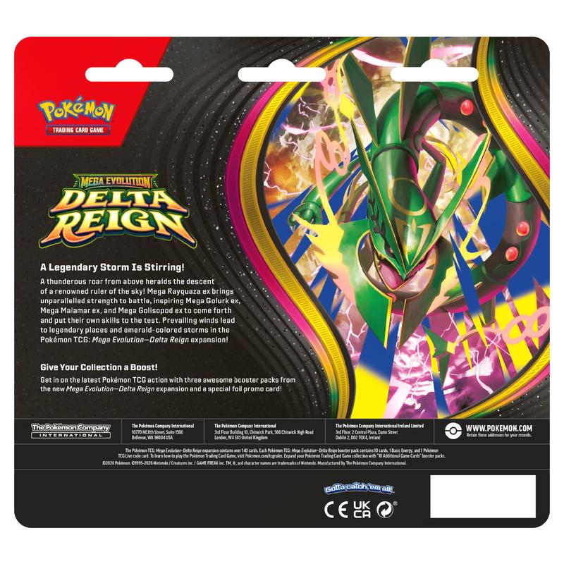 Pokemon - Mega Evolution - Delta Reign - 3-Pack Blister - Seel
