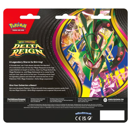 Pokemon - Mega Evolution - Delta Reign - 3-Pack Blister - Seel - JET Cards