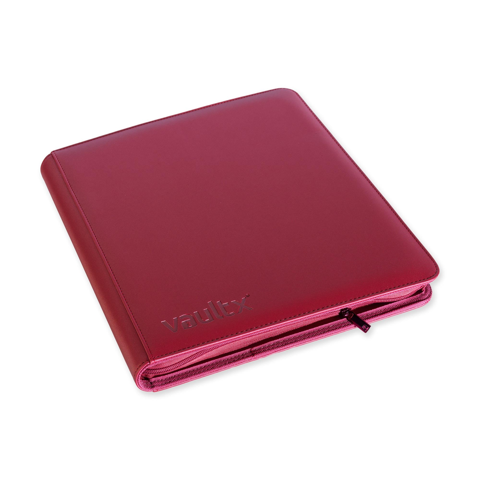 Vault X - 12-Pocket Exo-Tec® - Zip Binder - Metallic Red