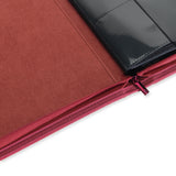 Vault X - 12-Pocket Exo-Tec® - Zip Binder - Metallic Red