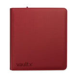 Vault X - 12-Pocket Exo-Tec® - Zip Binder - Metallic Red