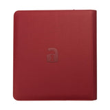 Vault X - 12-Pocket Exo-Tec® - Zip Binder - Metallic Red