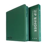 Vault X - 12-Pocket Exo-Tec® - Zip Binder - Metallic Green