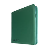 Vault X - 12-Pocket Exo-Tec® - Zip Binder - Metallic Green