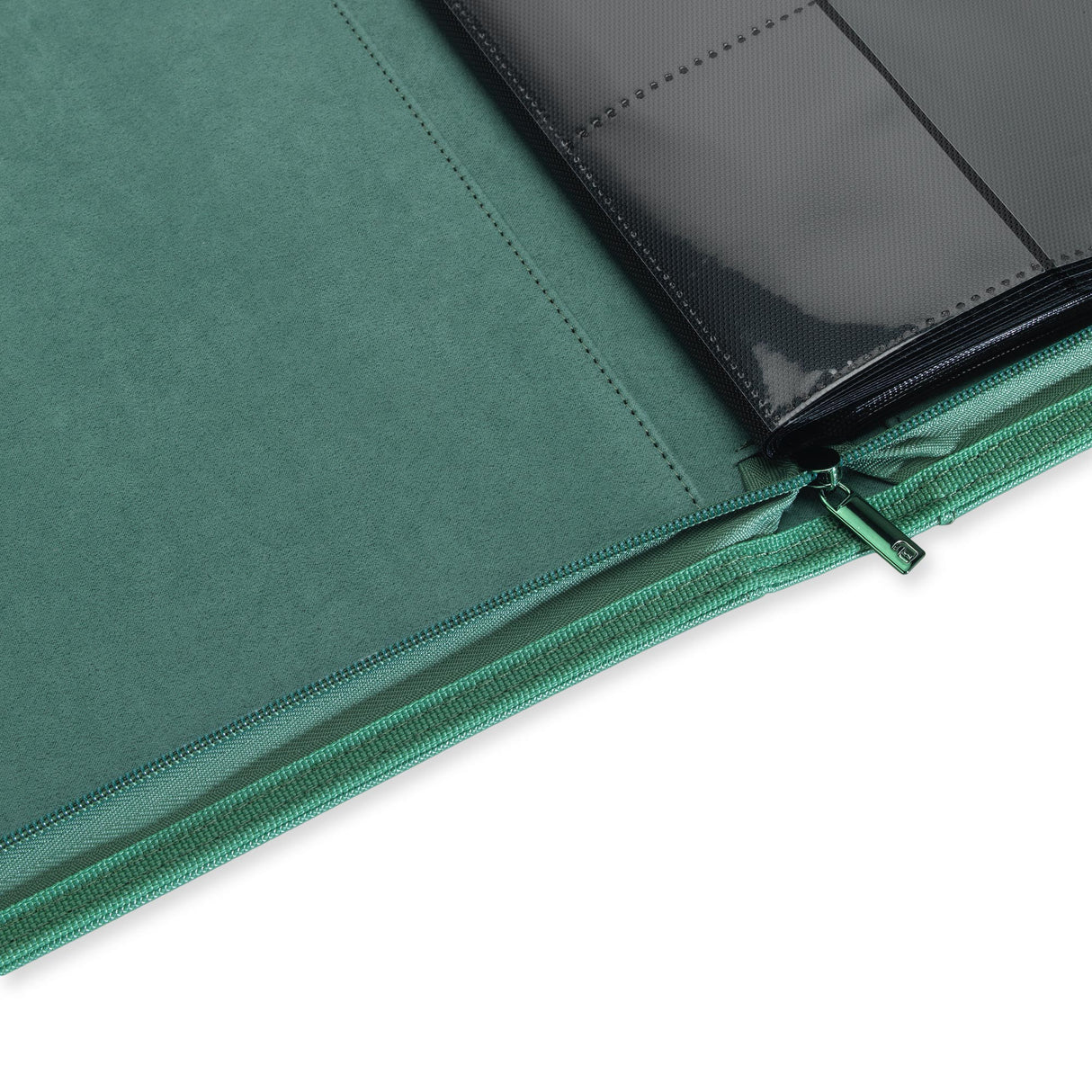 Vault X - 12-Pocket Exo-Tec® - Zip Binder - Metallic Green
