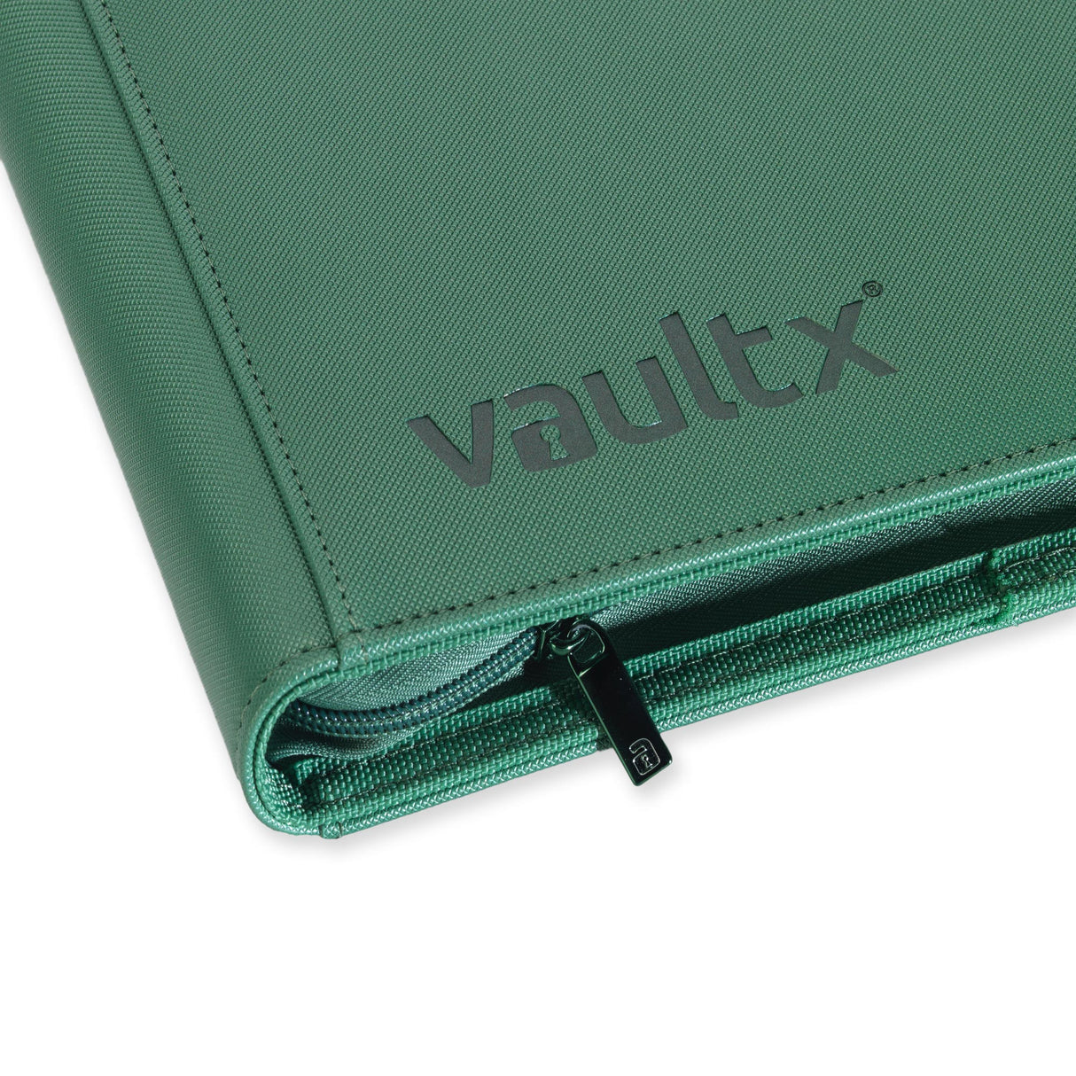 Vault X - 12-Pocket Exo-Tec® - Zip Binder - Metallic Green