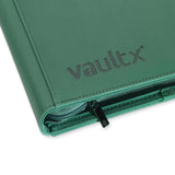 Vault X - 12-Pocket Exo-Tec® - Zip Binder - Metallic Green