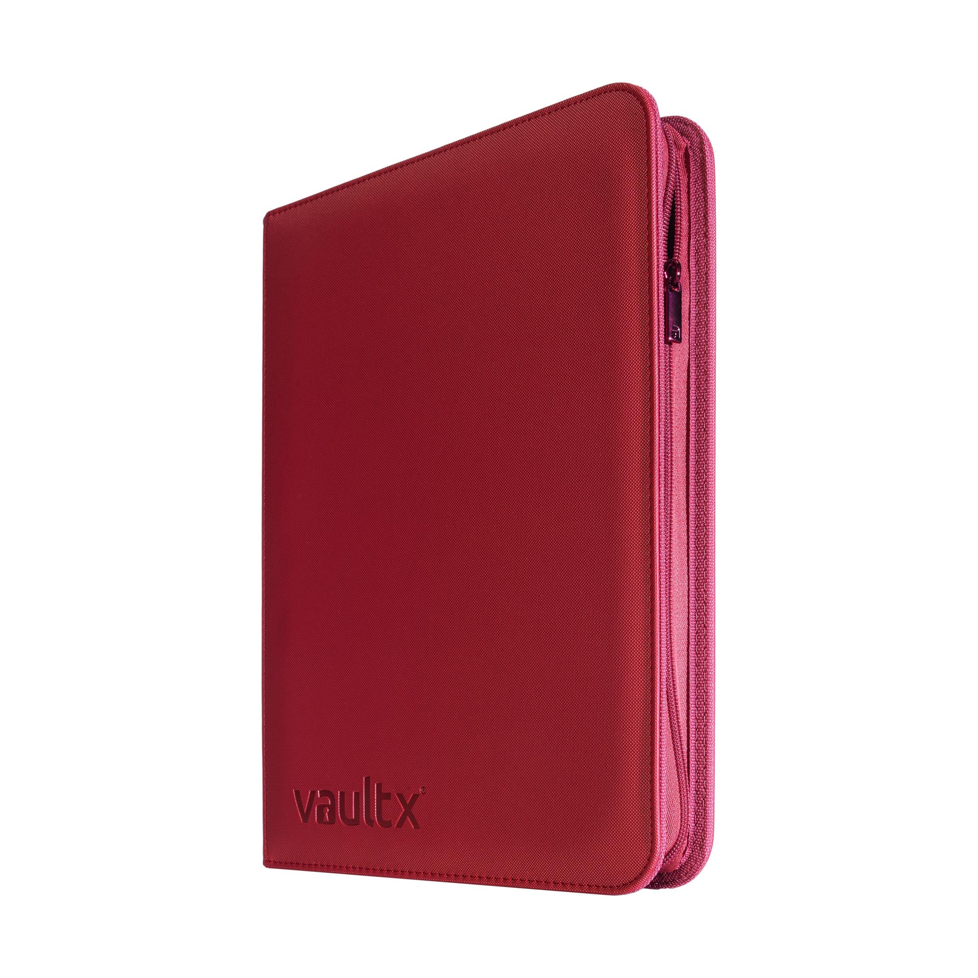 Vault X - 9-Pocket Exo-Tec® - Zip Binder - Metallic Red