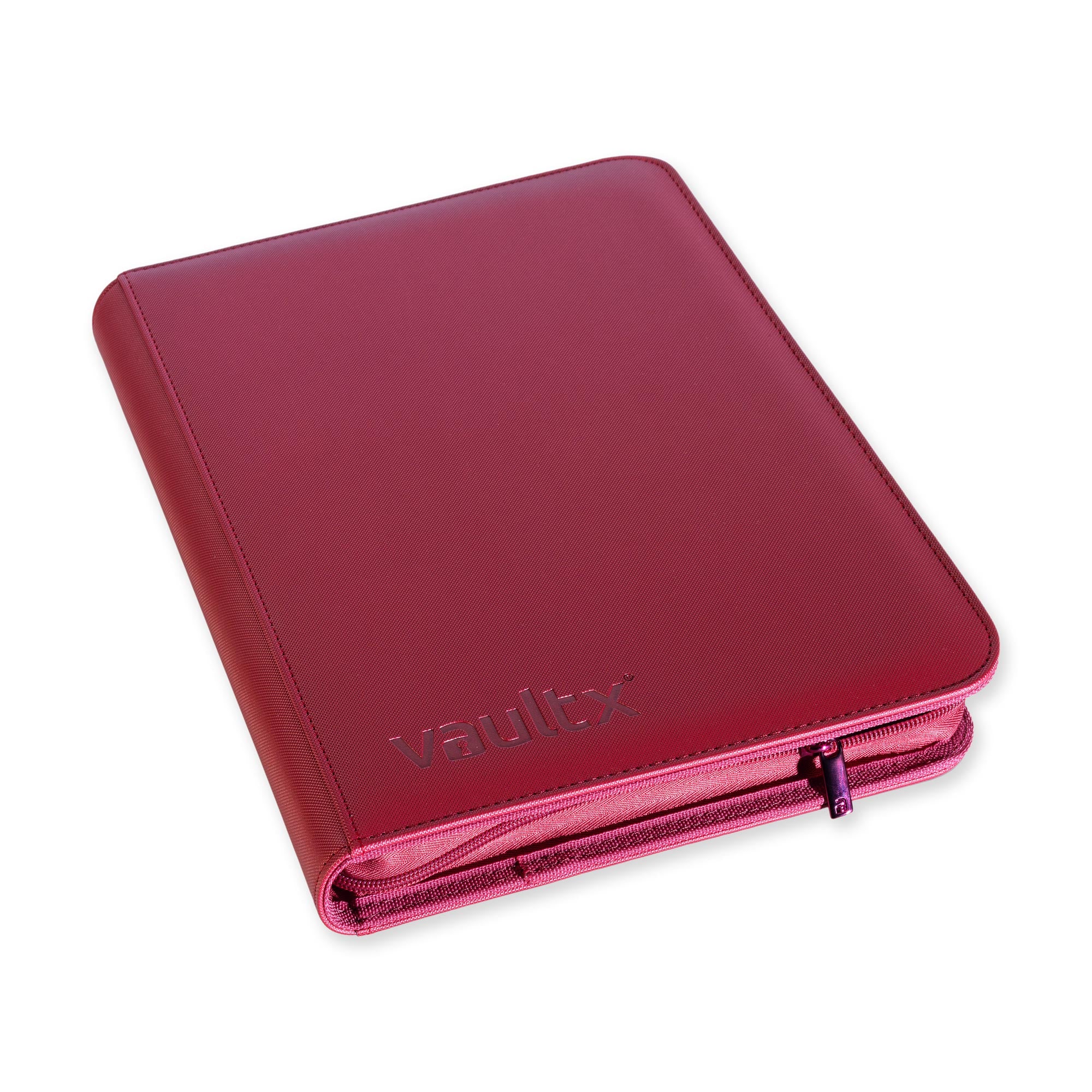 Vault X - 9-Pocket Exo-Tec® - Zip Binder - Metallic Red