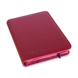 Vault X - 9-Pocket Exo-Tec® - Zip Binder - Metallic Red