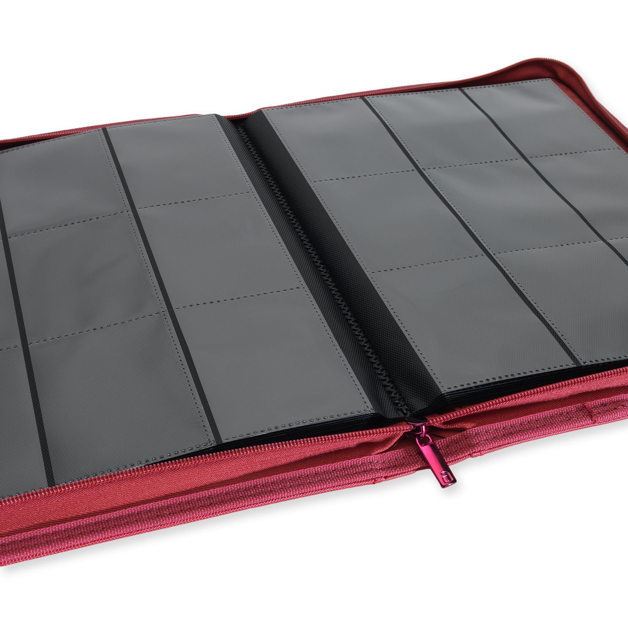 Vault X - 9-Pocket Exo-Tec® - Zip Binder - Metallic Red