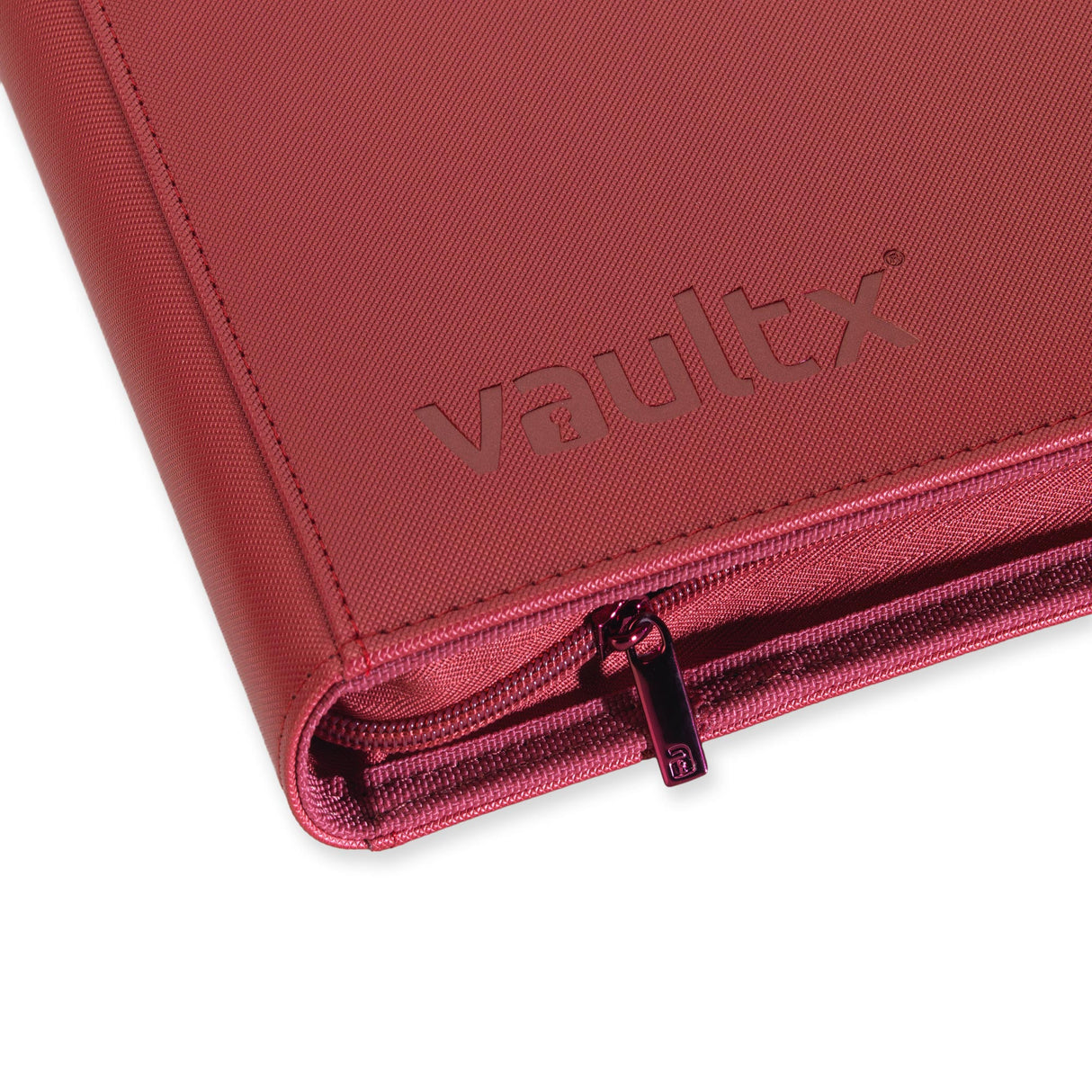Vault X - 9-Pocket Exo-Tec® - Zip Binder - Metallic Red