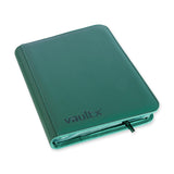 Vault X - 9-Pocket Exo-Tec® - Zip Binder - Metallic Green