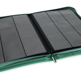 Vault X - 9-Pocket Exo-Tec® - Zip Binder - Metallic Green