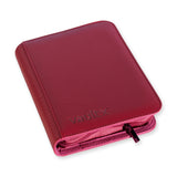 Vault X - 4-Pocket Exo-Tec® - Zip Binder - Metallic Red