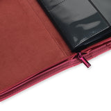 Vault X - 4-Pocket Exo-Tec® - Zip Binder - Metallic Red