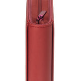 Vault X - 4-Pocket Exo-Tec® - Zip Binder - Metallic Red