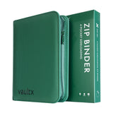 Vault X - 4-Pocket Exo-Tec® - Zip Binder - Metallic Green