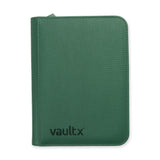 Vault X - 4-Pocket Exo-Tec® - Zip Binder - Metallic Green