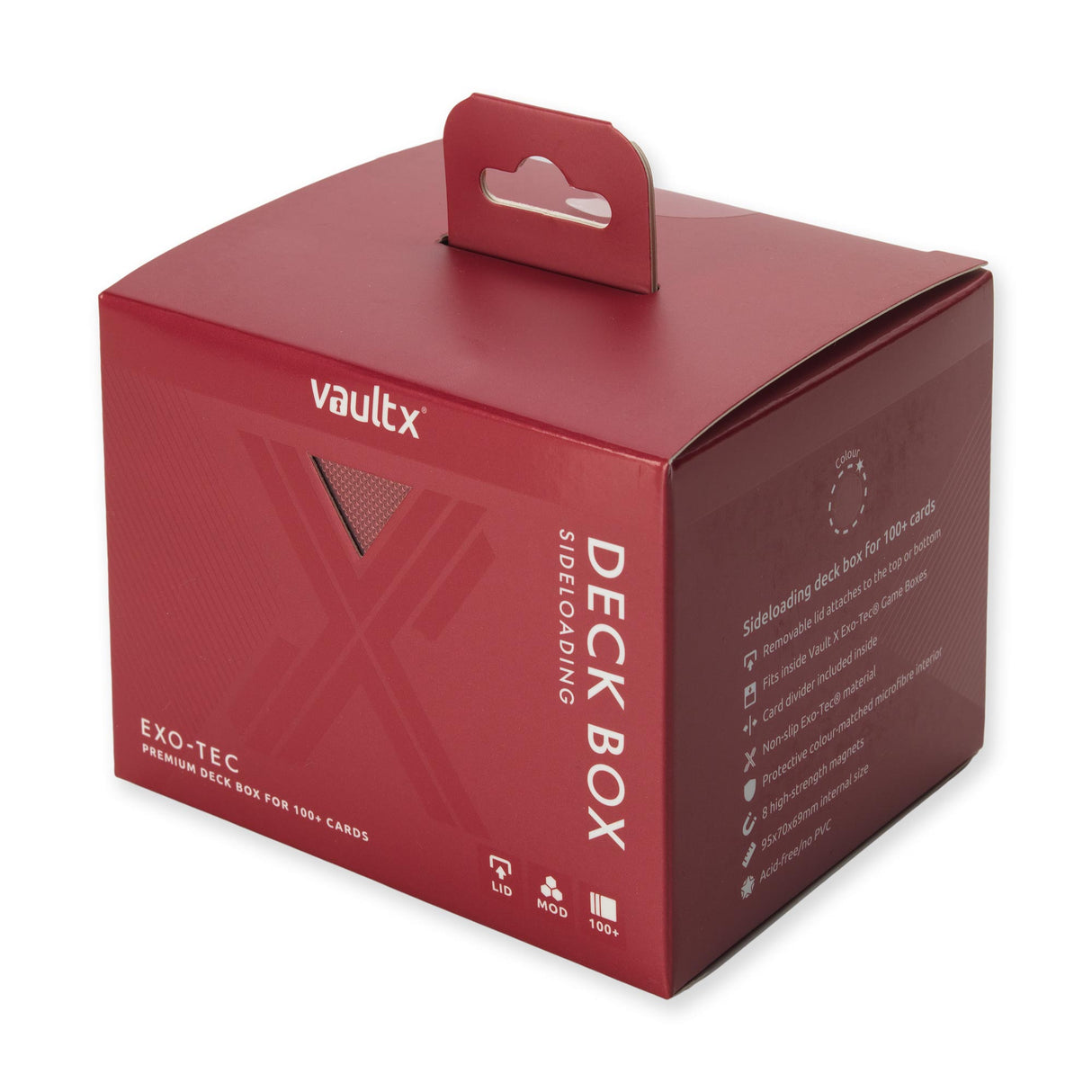 Vault X - Exo-Tec® - Sideloading Deck Box - Metallic Red