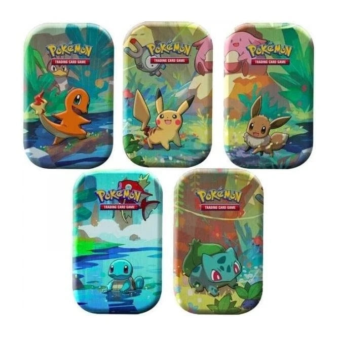Pokemon - Kanto Friends - Mini Tin - Bundle of 5