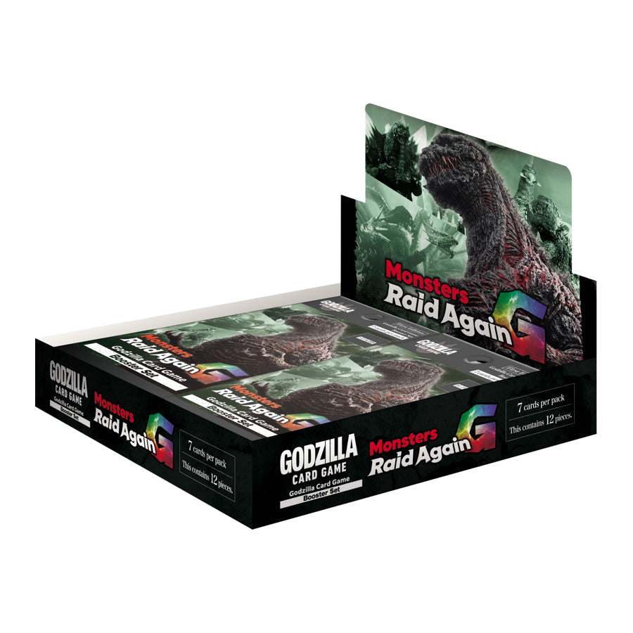 Godzilla Card Game - Set 2 - G: Monsters Raid Again - Booster Box (12 Packs)