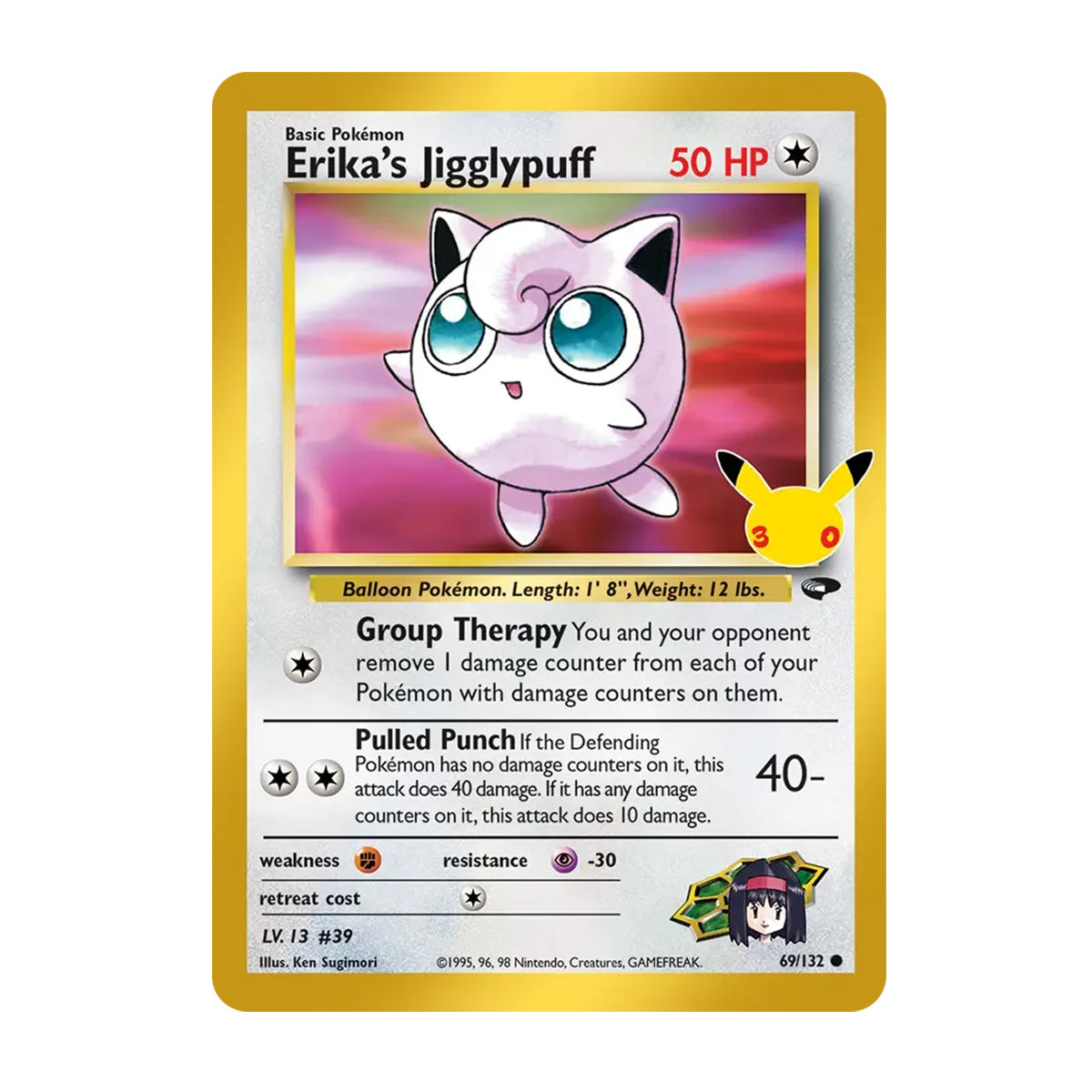 Erika's Jigglypuff 69/132 - Mega Evolution - 30th Celebration - Classic Collection