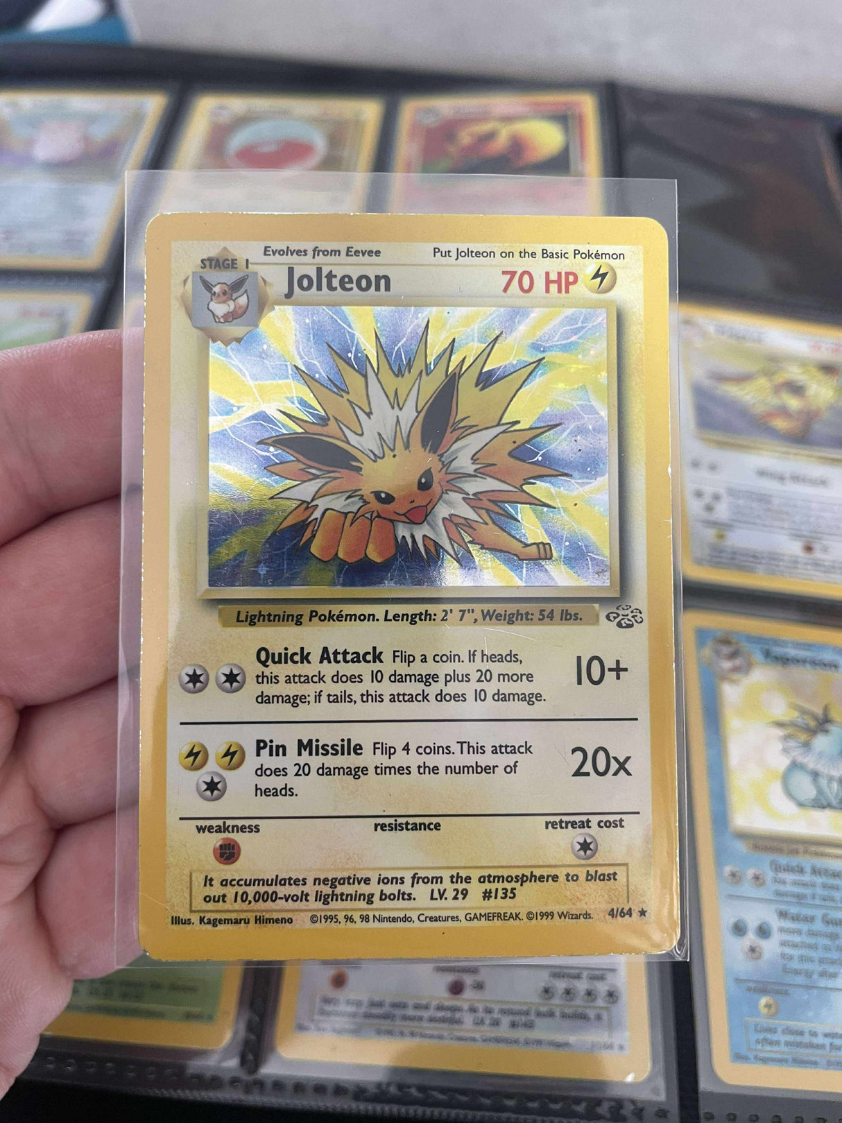 Pokemon - Complete 1999 Jungle Set - Lightly Played to Moderately Played