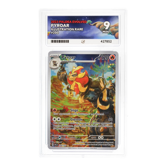 Pokemon - Scarlet & Violet - Paldea Evolved - Pyroar - 200/193 (ACE 9 Art Label Graded Slab) - JET Cards