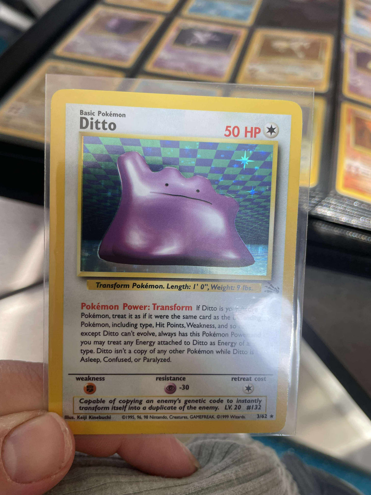 Pokemon - Complete 1999 Fossil Set 62/62 - Excellent to Lightly Played Condition