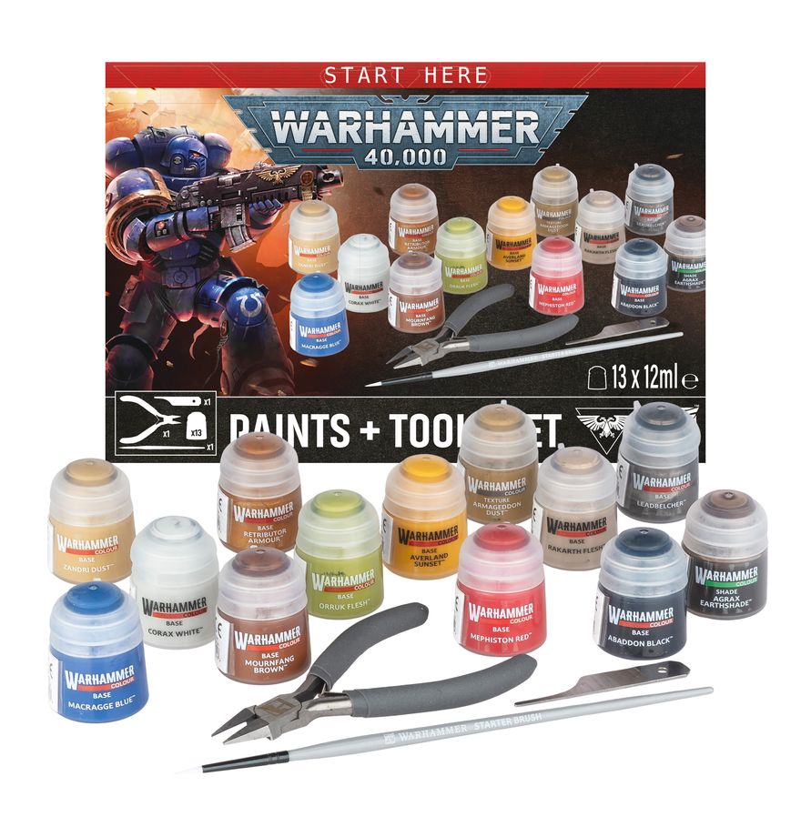 Warhammer 40,000 - Paints + Tools Set (2026)