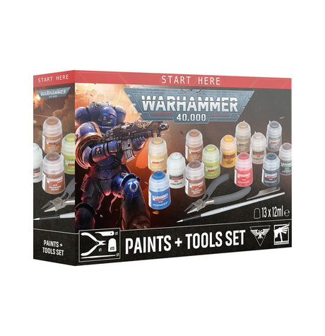Warhammer 40,000 - Paints + Tools Set (2026) - JET Cards