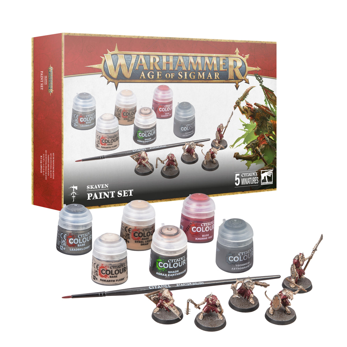 Warhammer Age Of Sigmar - Skaven Paint Set