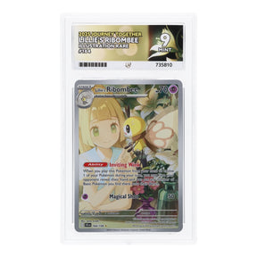Pokemon - Scarlet & Violet - Journey Together - Lillie's Rimbombee - 164/159 (ACE 9 Art Label Graded Slab) - JET Cards
