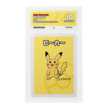 Pokemon - Pokemon Center - Old Maid - Pikachu - (ACE 10 Art Label Graded Slab) - JET Cards