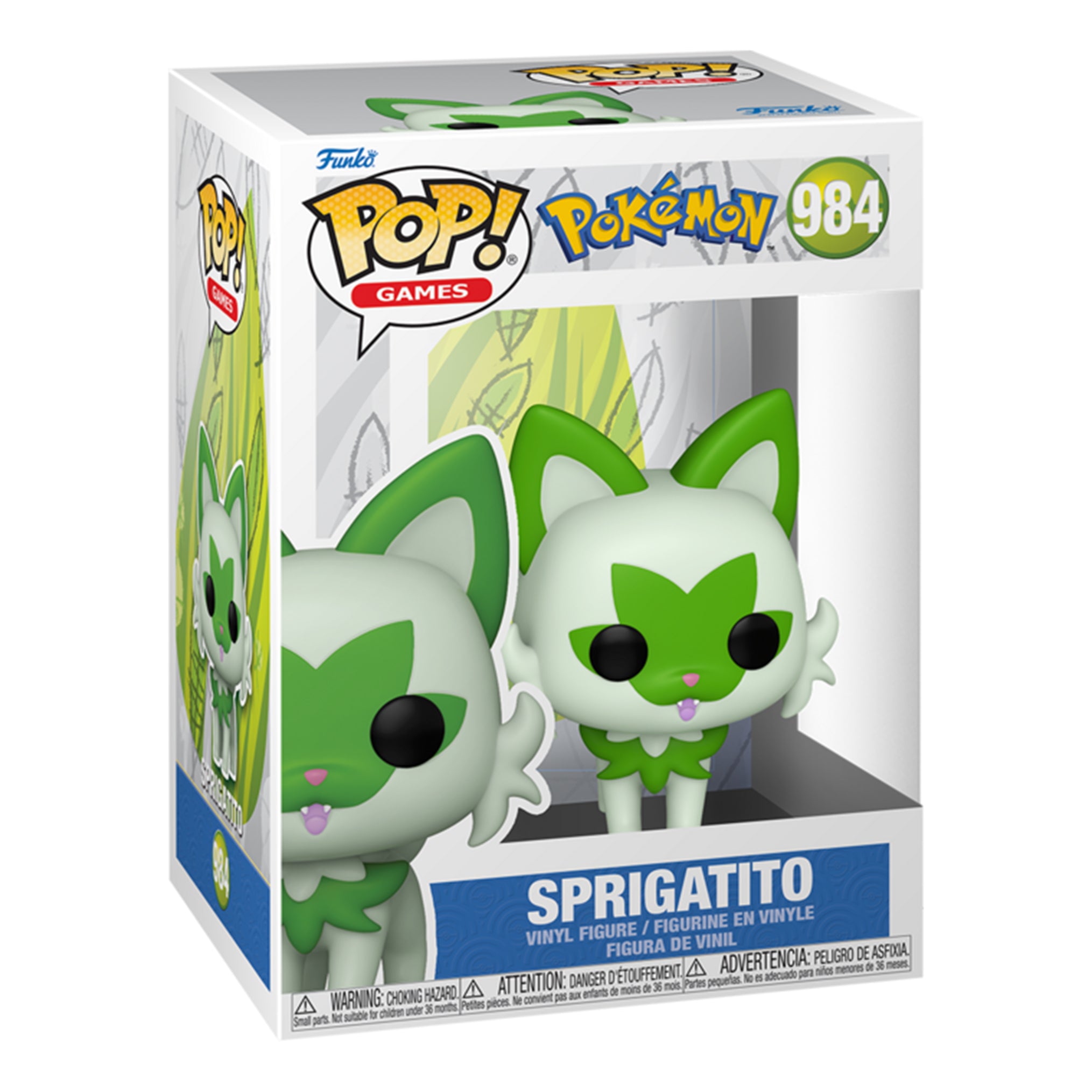 Funko POP! - Pokemon - Sprigatito Vinyl Figure #984 - JET Cards