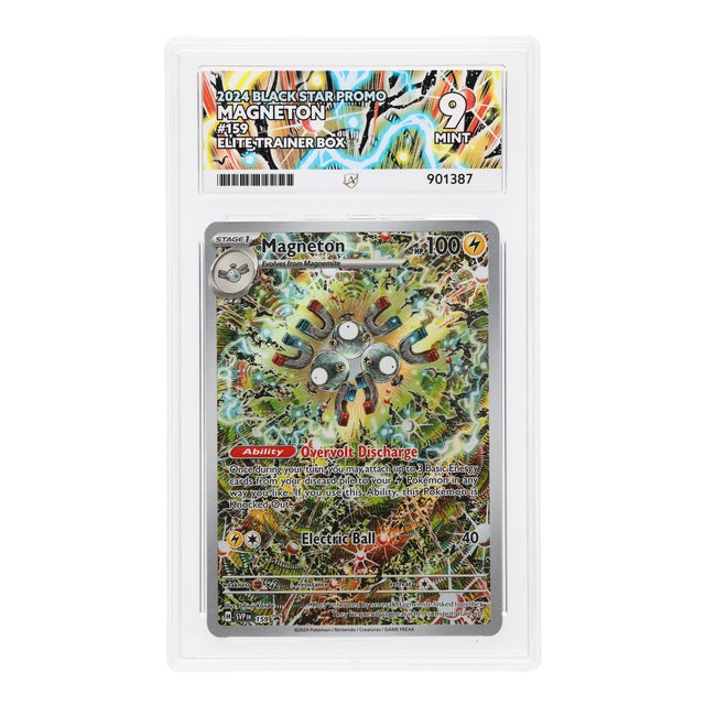 Pokemon - Black Star Promo - Magneton - SVP159 (ACE 9 Art Label Graded Slab) - JET Cards