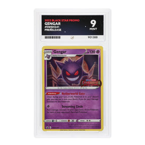 Pokemon - Black Star Promo - Gengar (Prerelease) - SWSH241 (ACE 9 Art Label Graded Slab) - JET Cards