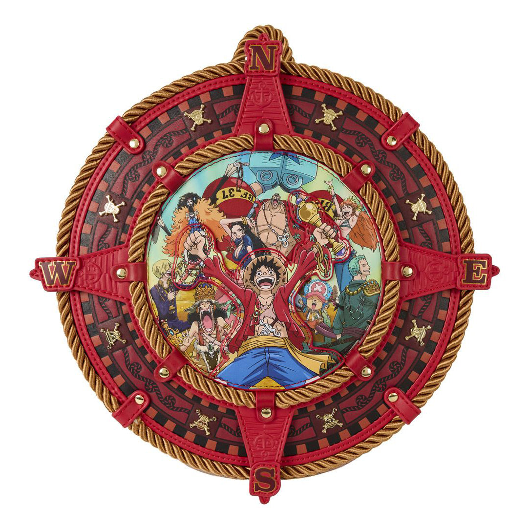 Loungefly x Toei One Piece Cast Compass Mini Backpack