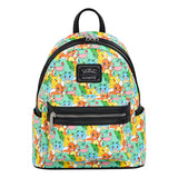 Loungefly x Pokemon Starters and Pikachu AOP Mini Backpack