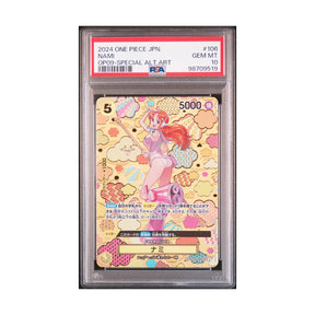 One Piece - Emperors in the New World - Nami - OP08-106 SP (PSA 10 Graded Slab) - JET Cards