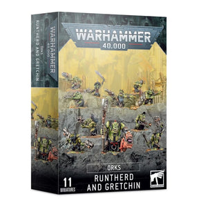 Warhammer 40,000 - Orks - Runtherd and Gretchin - JET Cards