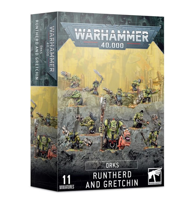 Warhammer 40,000 - Orks - Runtherd and Gretchin - JET Cards