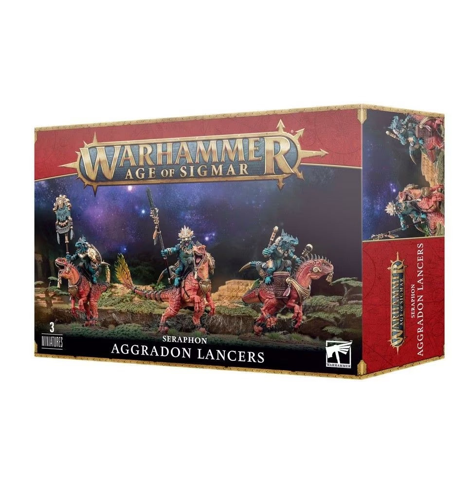 Warhammer Age of Sigmar - Seraphon - Aggradon Lancers - JET Cards