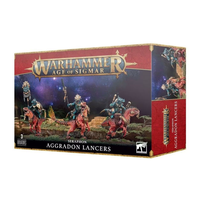 Warhammer Age of Sigmar - Seraphon - Aggradon Lancers - JET Cards