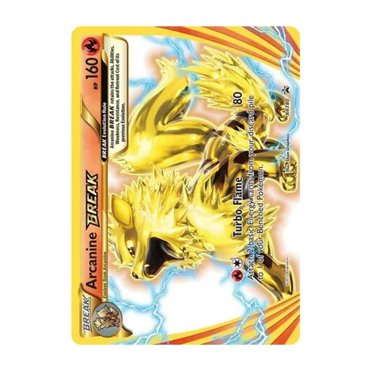Arcanine BREAK XY180 - XY - Promo